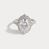 Liora Muse 1ct Lab-Grown Diamond Scalloped Vintage Engagement Ring
