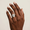 Liora Muse 1ct Lab-Grown Diamond Scalloped Vintage Engagement Ring