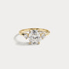 Liora Muse 1ct Elongated Cushion Lab Diamond Three-Stone Engagement Ring