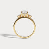 Liora Muse 1ct Elongated Cushion Lab Diamond Three-Stone Engagement Ring