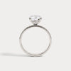 Liora Muse 1ct Oval Cut Lab-Grown Diamond Solitaire Cigar Band Engagement Ring