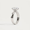 Liora Muse 1ct Oval Cut Lab-Grown Diamond Solitaire Cigar Band Engagement Ring