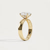 Liora Muse 1ct Oval Cut Lab-Grown Diamond Solitaire Cigar Band Engagement Ring