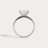 Liora Muse 1ct Princess Cut Lab-Grown Diamond Solitaire Cigar Band Engagement Ring