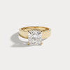 Liora Muse 1ct Princess Cut Lab-Grown Diamond Solitaire Cigar Band Engagement Ring
