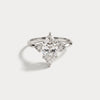 Liora Muse 1ct Marquise Cut Lab-Grown Diamond Geometric Accent Engagement Ring
