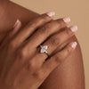 Liora Muse 1ct Marquise Cut Lab-Grown Diamond Geometric Accent Engagement Ring