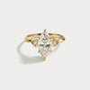 Liora Muse 1ct Marquise Cut Lab-Grown Diamond Geometric Accent Engagement Ring