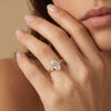 Liora Muse 1ct Marquise Cut Lab-Grown Diamond Geometric Accent Engagement Ring