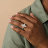 Liora Muse 1ct Oval Lab Diamond Vintage Engagement Ring