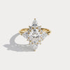 Liora Muse 1ct Oval Lab Diamond Vintage Engagement Ring