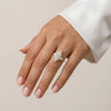 Liora Muse 1ct Oval Lab Diamond Vintage Engagement Ring
