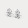 Liora Muse 4.86 CTW Botanical Pear Lab-Grown Diamond Stud Earrings
