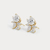 Liora Muse 4.86 CTW Botanical Pear Lab-Grown Diamond Stud Earrings
