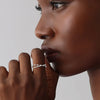 Liora Muse 9K Solid Gold Crisscross Lab-Grown Diamond Ring