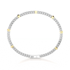 Liora Muse 4.73 Carat Lab-Grown Diamond Flexible Tennis Bangle Bracelets with 925 Sterling Silver