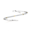 Liora Muse 4.73 Carat Lab-Grown Diamond Flexible Tennis Bangle Bracelets with 925 Sterling Silver