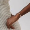 Liora Muse 4.73 Carat Lab-Grown Diamond Flexible Tennis Bangle Bracelets with 925 Sterling Silver