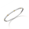 Liora Muse 4.73 Carat Lab-Grown Diamond Flexible Tennis Bangle Bracelets with 925 Sterling Silver