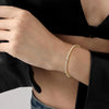 Liora Muse 4.73 Carat Lab-Grown Diamond Flexible Tennis Bangle Bracelets 9K Solid Gold