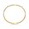 Liora Muse 4.73 Carat Lab-Grown Diamond Flexible Tennis Bangle Bracelets 9K Solid Gold
