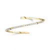 Liora Muse 4.73 Carat Lab-Grown Diamond Flexible Tennis Bangle Bracelets 9K Solid Gold