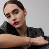 Liora Muse 2.40 Carat Lab-Grown Diamond Flexible Tennis Bangle Bracelets 9K Sold Gold