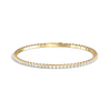 Liora Muse 2.40 Carat Lab-Grown Diamond Flexible Tennis Bangle Bracelets 9K Sold Gold