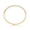 Liora Muse 2.40 Carat Lab-Grown Diamond Flexible Tennis Bangle Bracelets 9K Sold Gold