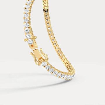 Liora Muse 6.00 CT (10 points 3.0mm/Pc) Lab-Grown Diamond Tennis Bracelet in 9k Gold – Classic & Timeless