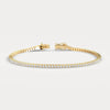 Liora Muse 2.00 CT (2 points 1.7mm per pc) Lab-Grown Diamond Tennis Bracelet in 9K Gold – Classic & Timeless