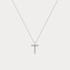 Liora Muse Letter Pendant with Initial Letter A-Z Charm 26 Letters Lab-Grown Diamonds Bubble Necklace Sterling Silver
