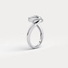 Liora Muse 0.25 Carat Pear Shape Lab Grown Diamond Fashion Twist Ring 9K Solid Gold