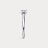 Liora Muse 0.13ct  Prong Round Lab-grown Diamond Ring with "Visual Big Diamond" Setting in Sterling Silver