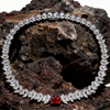 Atelier Luxury 7.00 ct Cushion-Cut Ruby and Lab-Grown Diamond Necklace