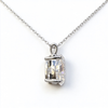Atelier Moissanite Classic 4.5 Carat Oval Cut Moissanite Necklacein 925 Sterling Silver