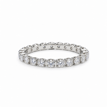 Atelier Moissanite Classic 2.5mm Round Cut Moissanite Ring in 925 Sterling Silver