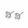 Atelier Moissanite Classic 6.5mm Round Cut Moissanite Earrings in 925 Sterling Silver