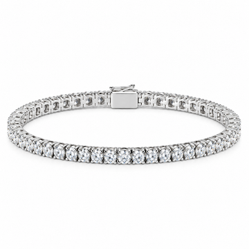 Atelier Moissanite Classic 3.0mm Round Cut Tennis Bracelet