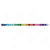 Atelier Gemstone 31.4 Carat Oval Cut Lab Grown Rainbow Multi Gemstone Tennis Bracelet in 925 Sterling Silver