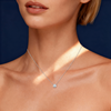 1.00 ct Brilliant Round Cut Diamond 4-Prong Pendant Necklace