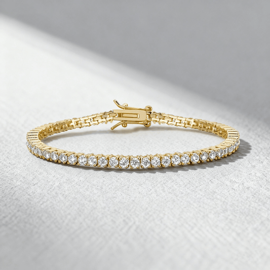 5 ct Lab Grown Diamond Tennis Bracelet Round Cut (9 points each)