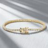 5 ct Lab Grown Diamond Tennis Bracelet Round Cut (9 points each)