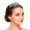 Crown of Radiance Royal Blue Lab Grown Diamond Tiara