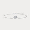 Liora Muse Round Brilliant Lab-Grown Diamond Prong and Pave Bracelet in 9K Gold