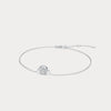 Liora Muse Round Brilliant Lab-Grown Diamond Prong and Pave Bracelet in 9K Gold