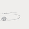 Liora Muse Round Brilliant Lab-Grown Diamond Prong and Pave Bracelet in 9K Gold