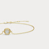 Liora Muse Round Brilliant Lab-Grown Diamond Prong and Pave Bracelet in 9K Gold