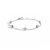 Liora Muse Hexagon Bezel Lab Grown Diamond Bracelet in 9K Solid Gold