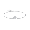 Liora Muse 1CT Emerald Cut Lab Grown Diamond Chain Bracelet